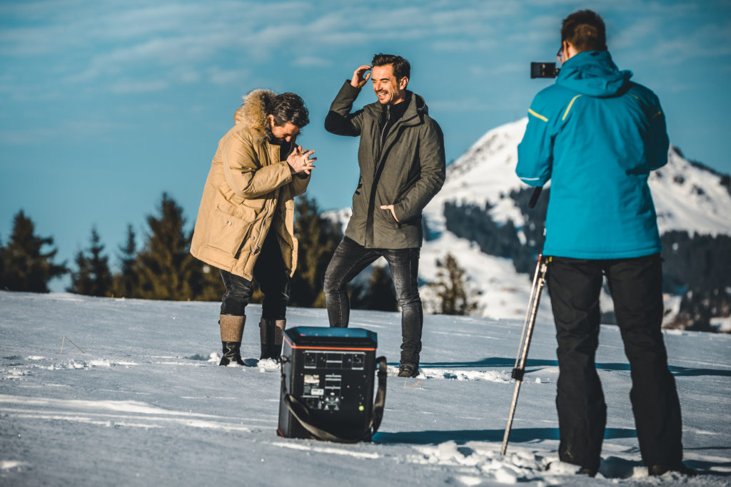 Dreh mit Florian Silbereisen und Thomas Anders © Gartner Mathäus